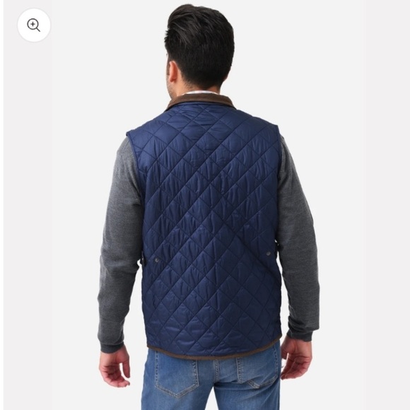 Peter Millar Essex Navy Blue Quilted Vest - Picture 11 of 14